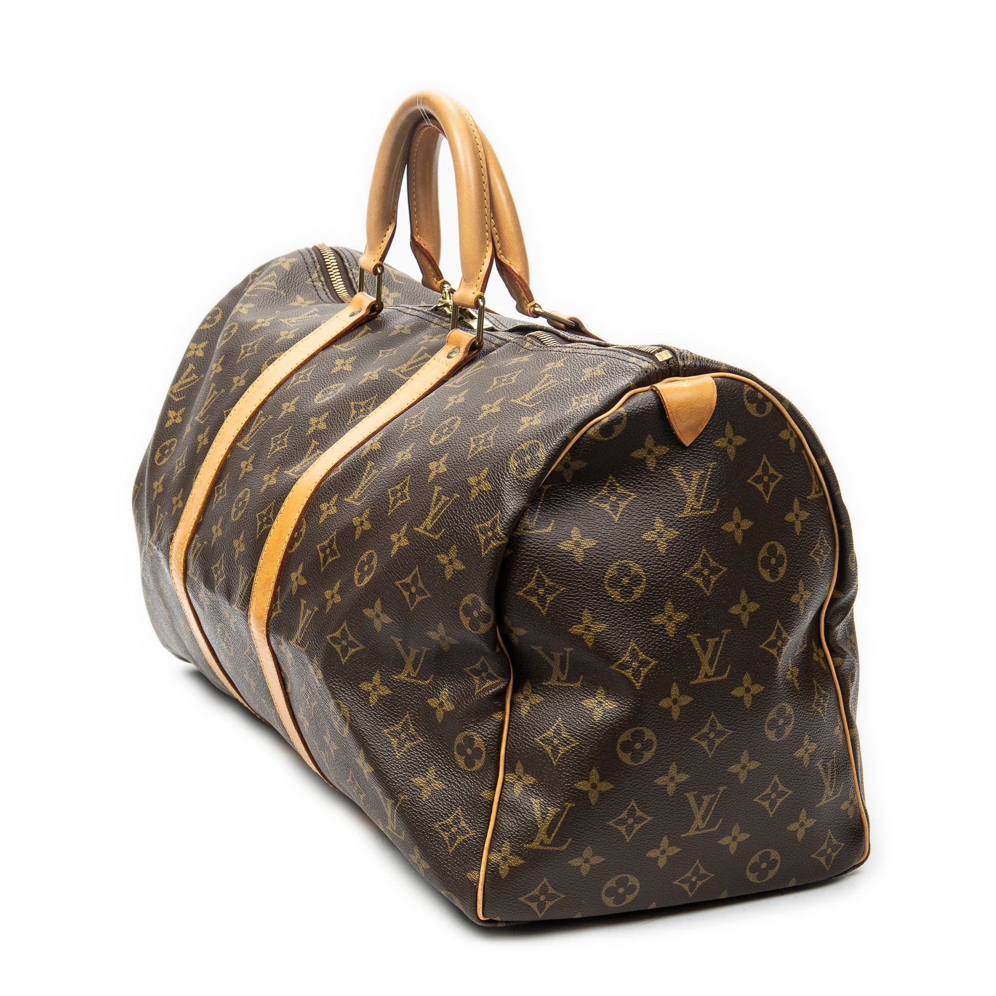 Bolsa de viaje Keepall 50 lona Monogram marrón