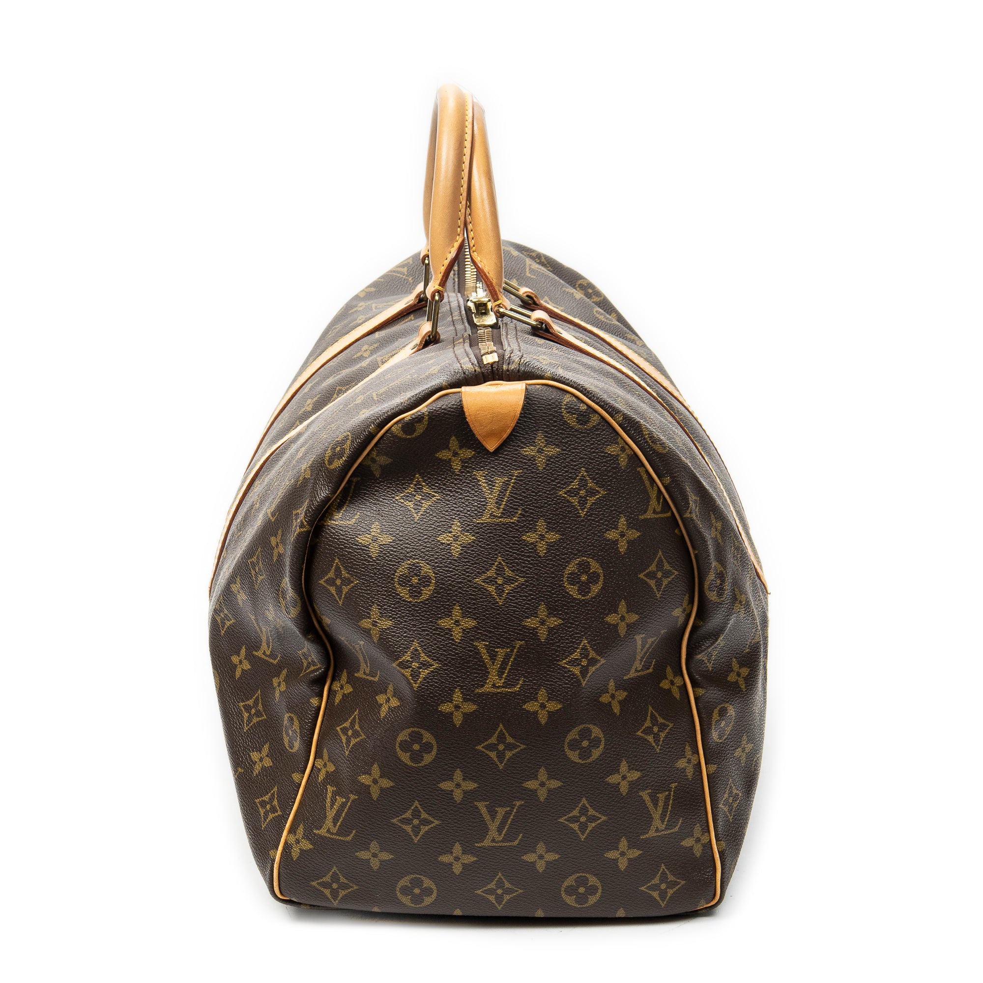 Bolsa de viaje Keepall 50 lona Monogram marrón