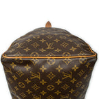 Travel Bag Keepall 55 Brown Monogram Canvas