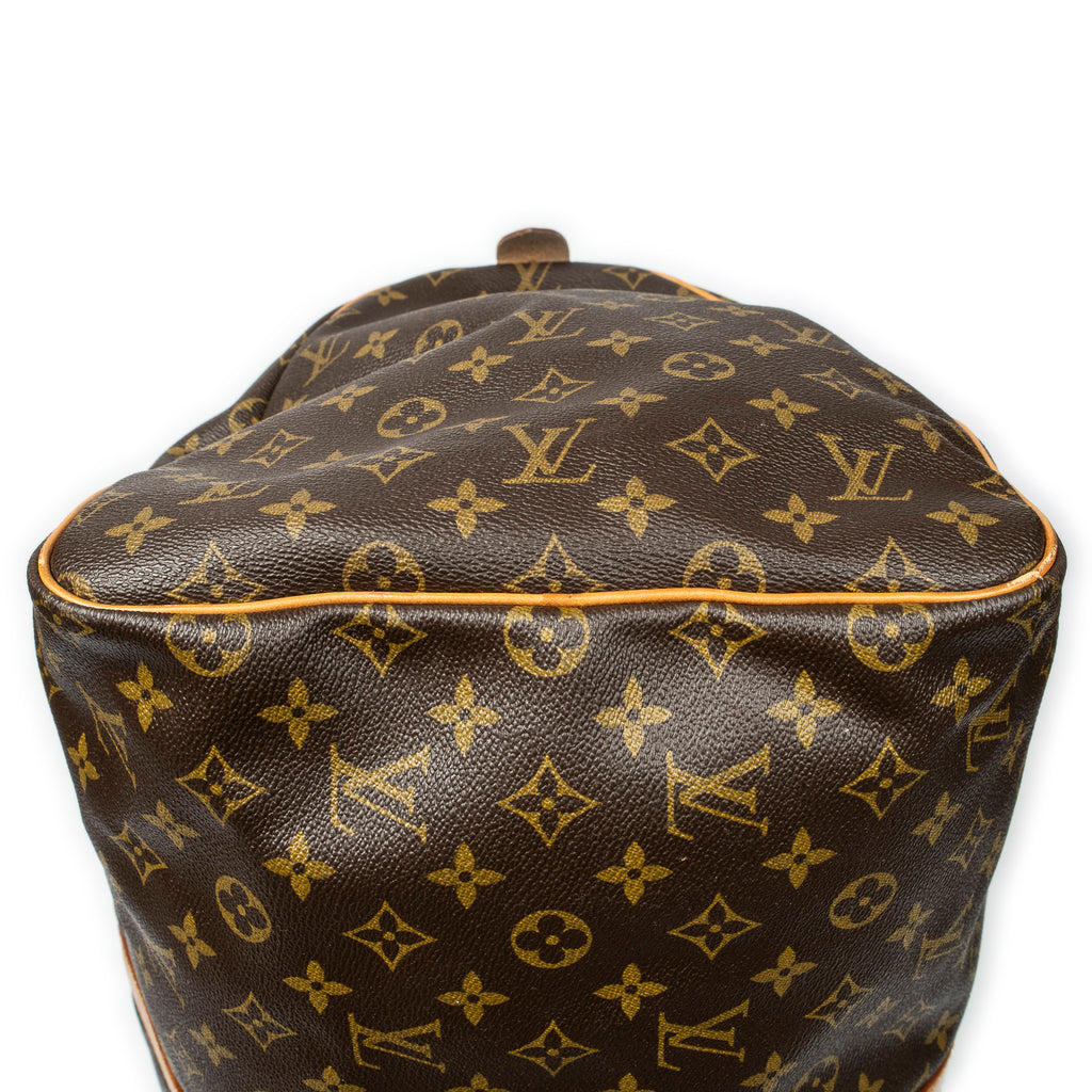 Travel Bag Keepall 55 Brown Monogram Canvas