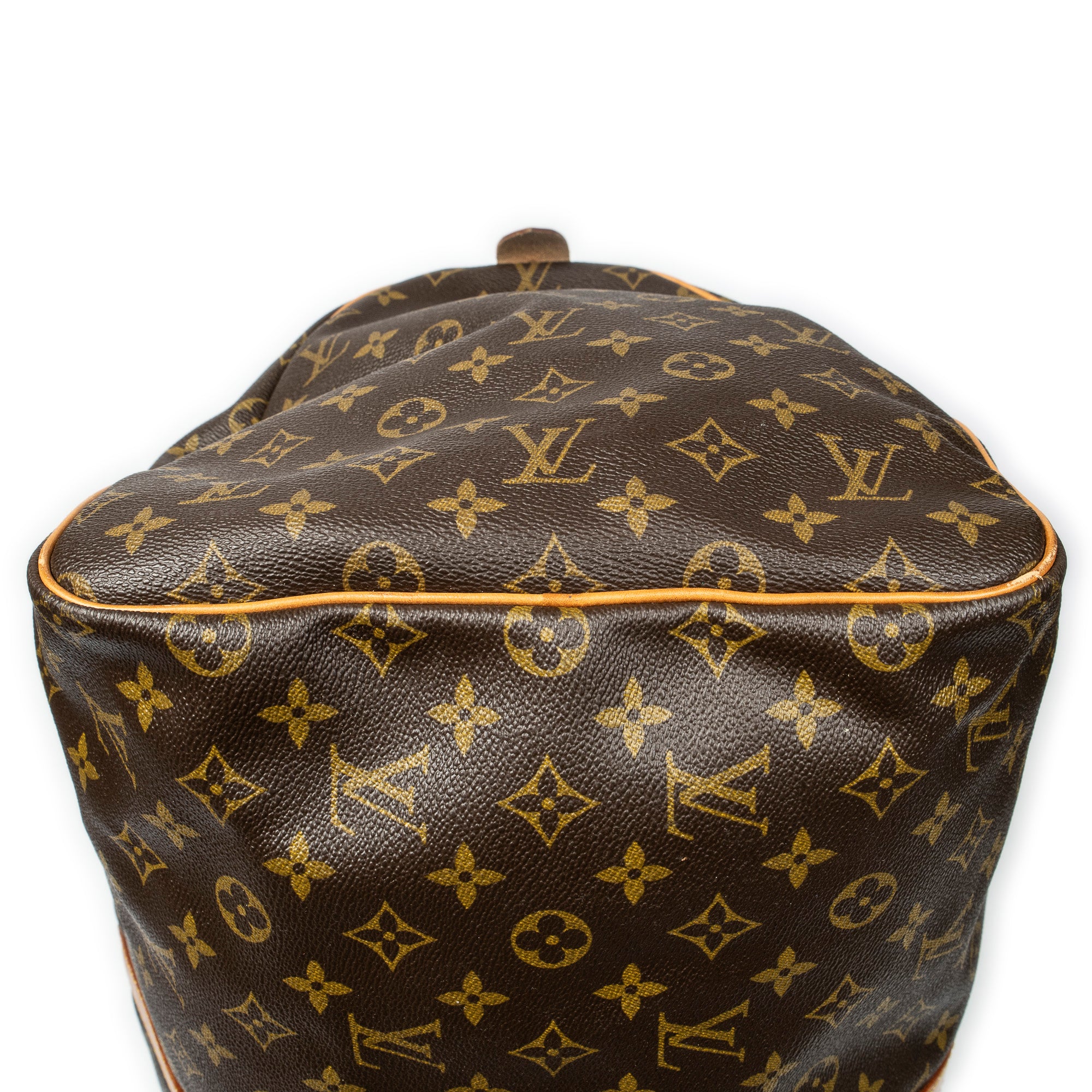 Travel Bag Keepall 55 Brown Monogram Canvas