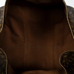 Travel Bag Keepall 55 Brown Monogram Canvas
