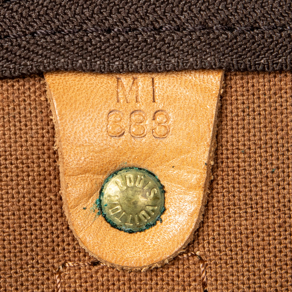 Travel Bag Keepall 55 Brown Monogram Canvas