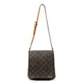 Shoulder Bag Musette Salsa Brown Monogram Canvas