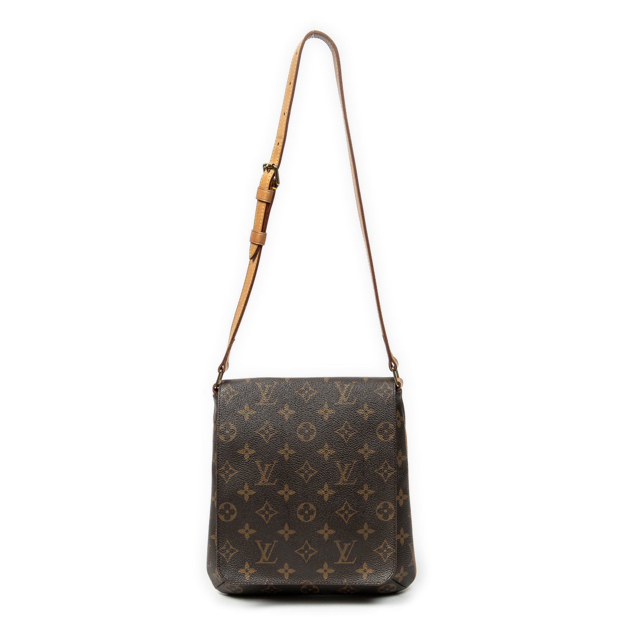 Shoulder Bag Musette Salsa Brown Monogram Canvas