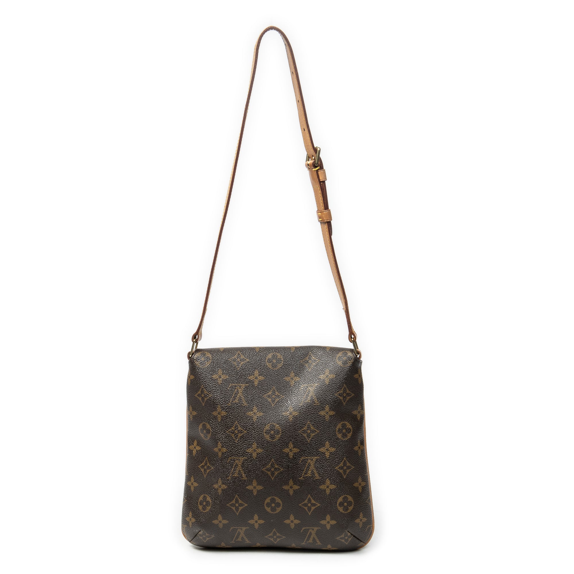 Shoulder Bag Musette Salsa Brown Monogram Canvas