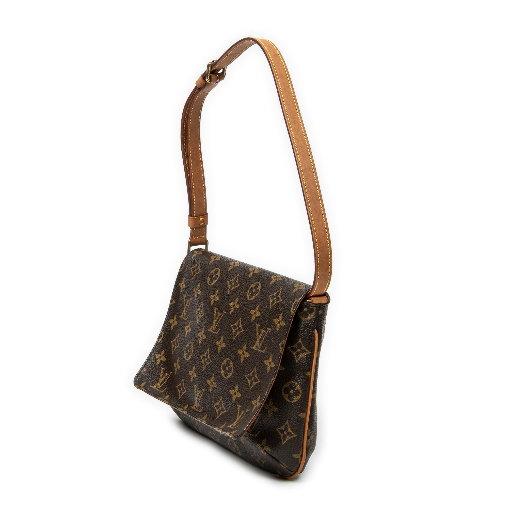 Shoulder Bag Musette Tango Brown Monogram Canvas
