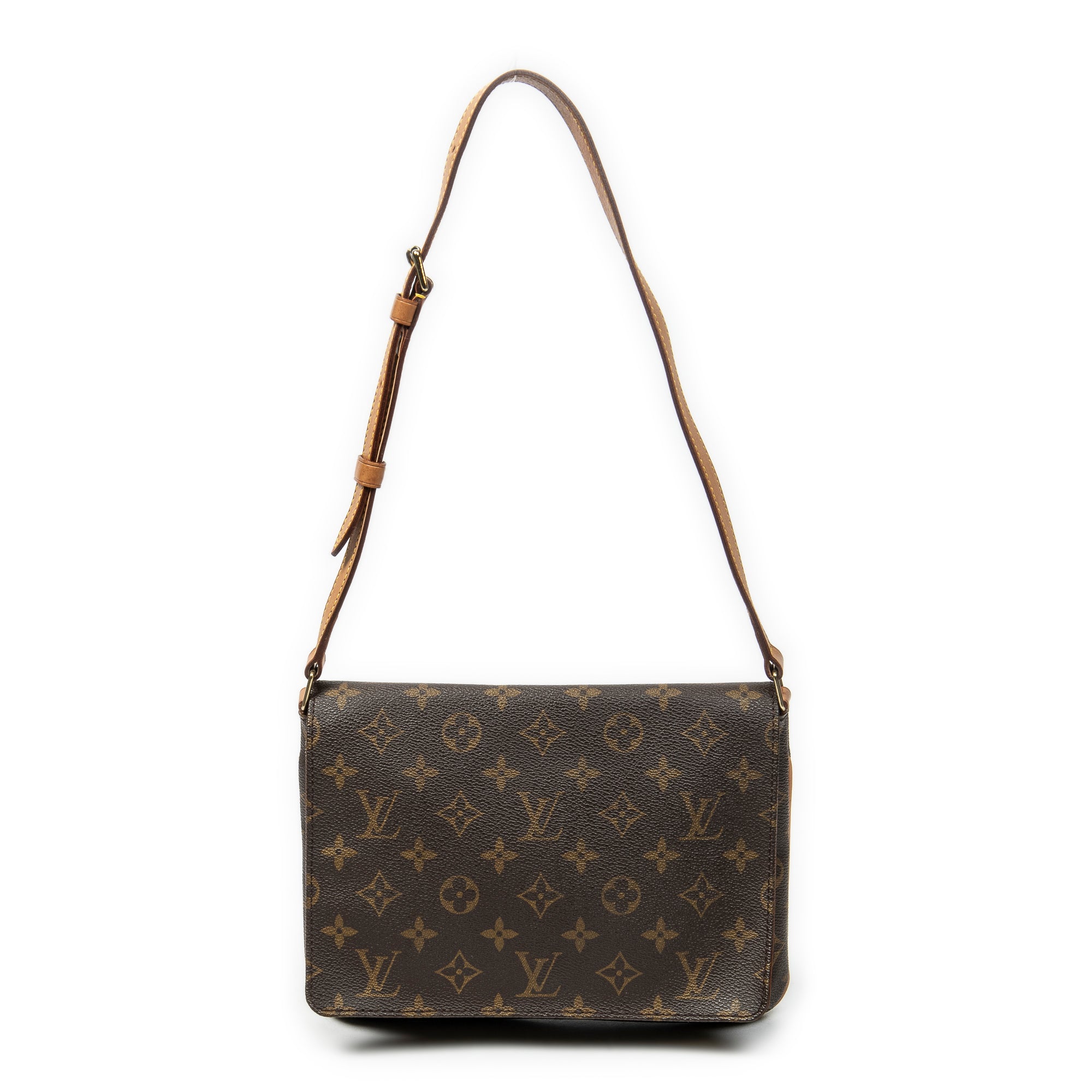 Shoulder Bag Musette Tango Brown Monogram Canvas
