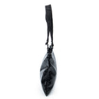 Shoulder Bag Large Square Zip Messenger Black Guccissima Imprint Coated Canvas