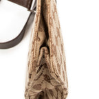 Shoulder Bag Eclipse Square Crossbody Beige Monogrammed Canvas
