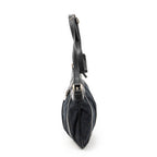 Shoulder Bag D Ring Messenger Black Monogrammed Canvas