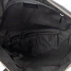 Shoulder Bag D Ring Messenger Black Monogrammed Canvas