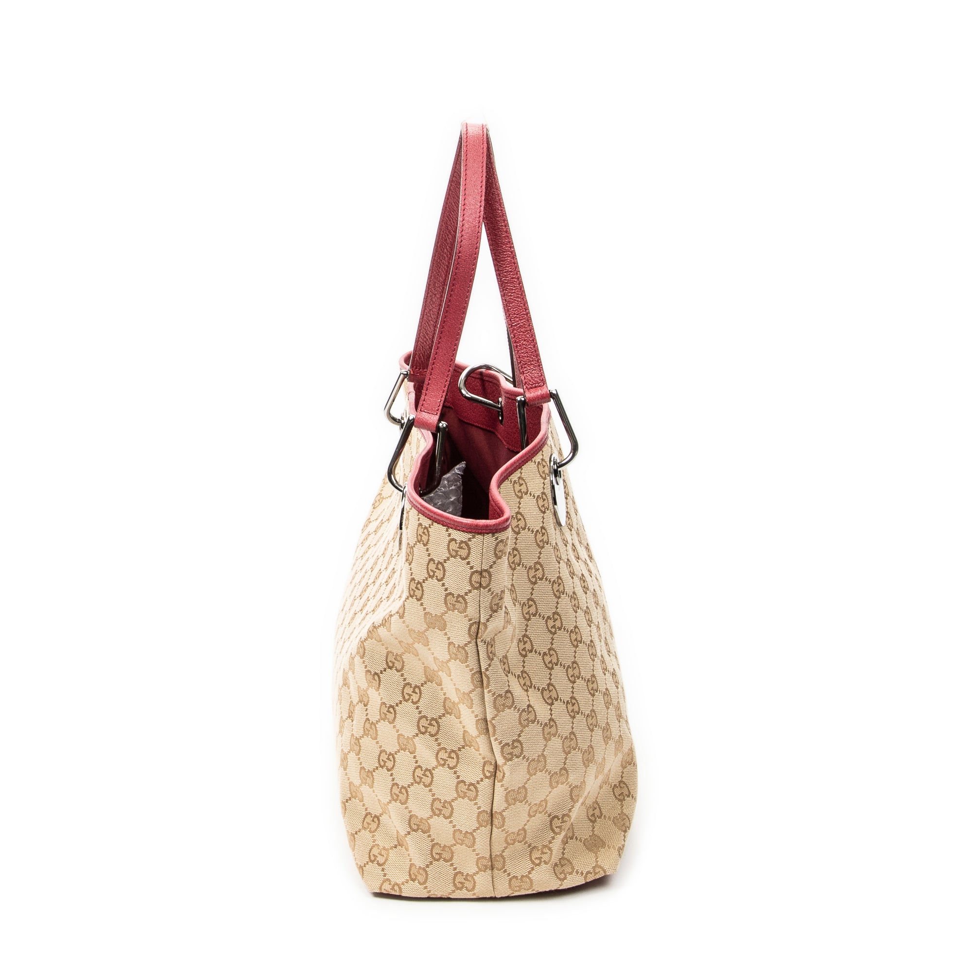 Shoulder Bag Large Eclipse Tote Beige Monogrammed Canvas