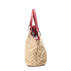 Shoulder Bag Large Eclipse Tote Beige Monogrammed Canvas