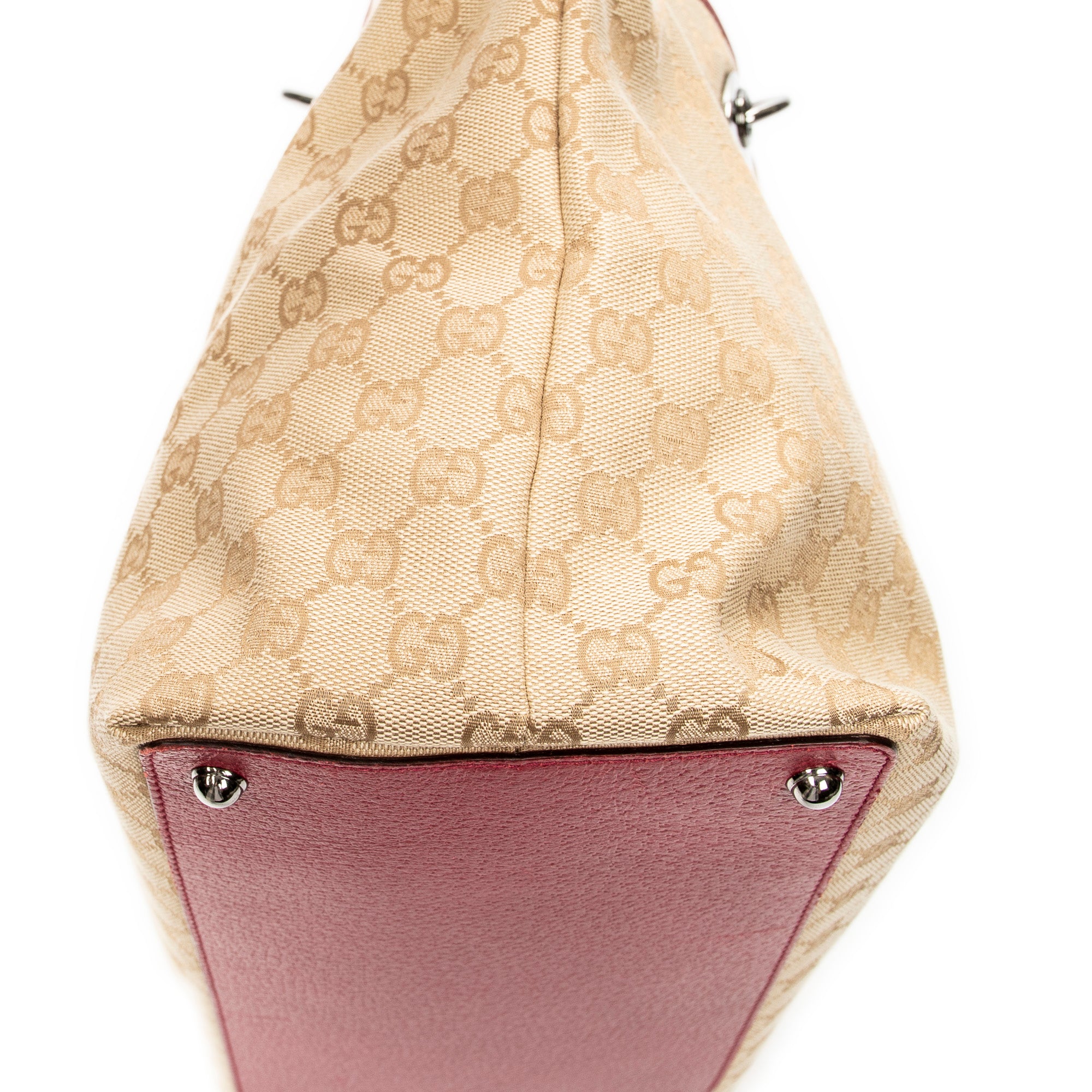 Shoulder Bag Large Eclipse Tote Beige Monogrammed Canvas