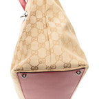 Shoulder Bag Large Eclipse Tote Beige Monogrammed Canvas