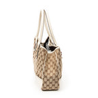 Shoulder Bag Medium Princy Tote Beige Monogrammed Canvas