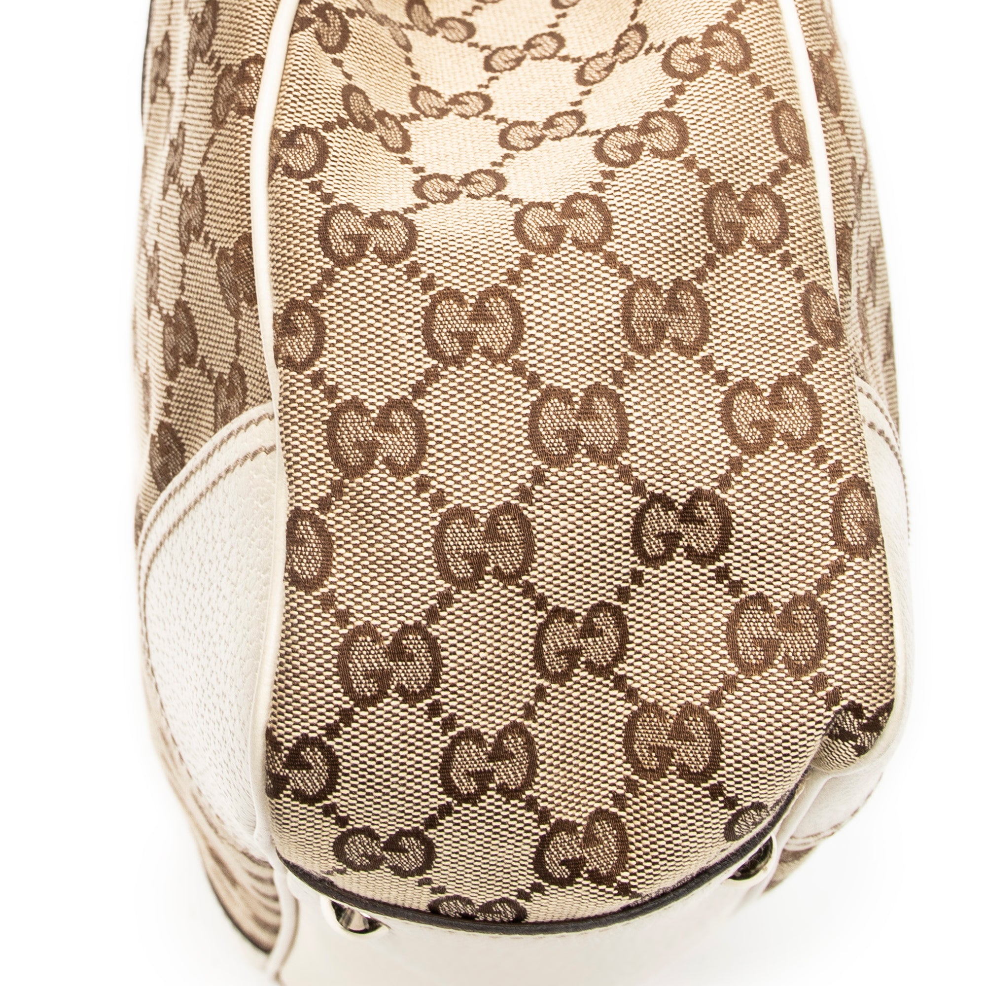 Shoulder Bag Medium Princy Tote Beige Monogrammed Canvas