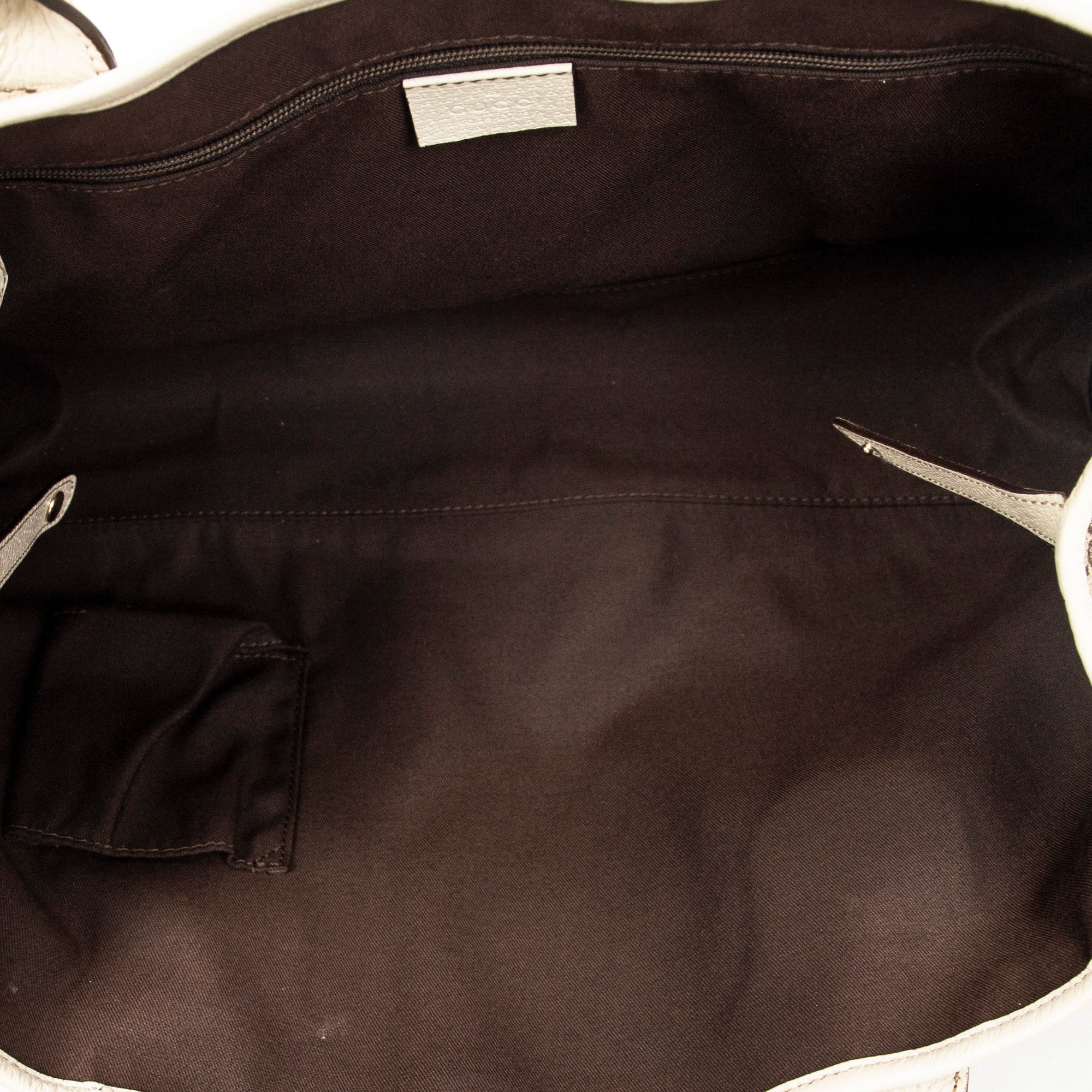 Shoulder Bag Medium Princy Tote Beige Monogrammed Canvas