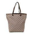 Shoulder Bag Tall Tote Light Pink Monogrammed Canvas