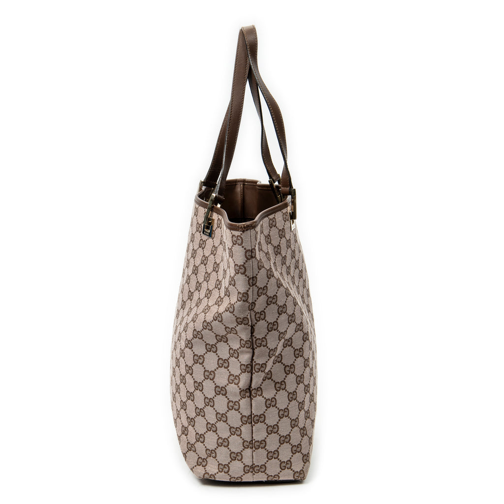 Shoulder Bag Tall Tote Light Pink Monogrammed Canvas