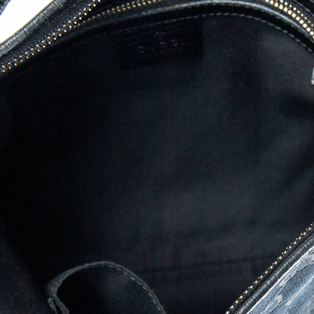 Shoulder Bag Web Jolicoeur Crossbody Black Monogrammed Canvas