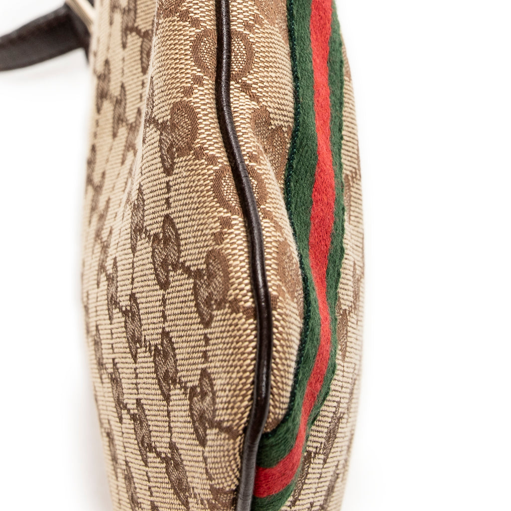 Shoulder Bag Web Jolicoeur Crossbody Beige Monogrammed Canvas