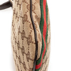 Shoulder Bag Web Jolicoeur Crossbody Beige Monogrammed Canvas