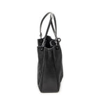 Shoulder Bag GG O-Ring Tote Black Monogrammed Canvas