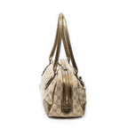 Shoulder Bag Princy Boston Beige Monogrammed Canvas