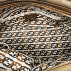 Shoulder Bag Princy Boston Beige Monogrammed Canvas