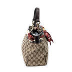 Shoulder Bag Medium Positano Scarf Tote Beige Monogrammed Canvas