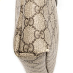 Shoulder Bag Small Flap Messenger Beige Supreme Coated Canvas