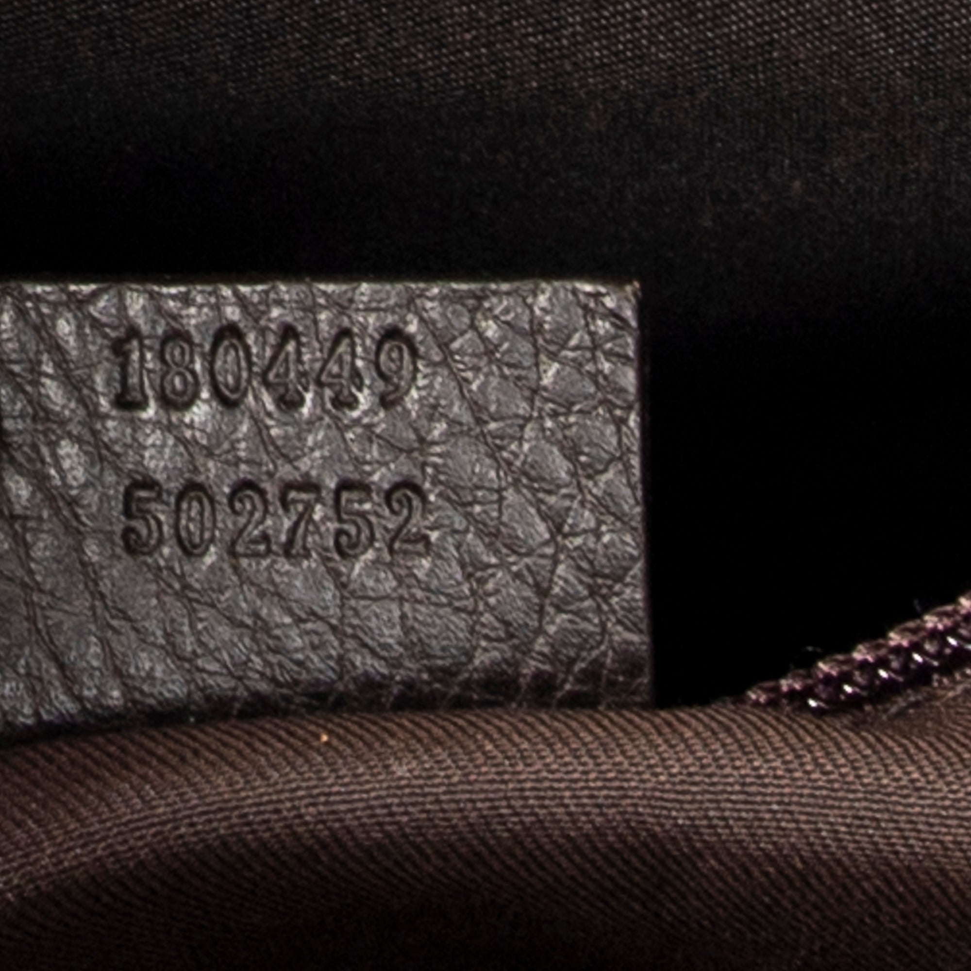 Bolso de hombro mediano con bolsillo frontal, estilo tote, lona de nailon monograma marrón oscuro