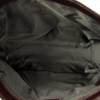 Shoulder Bag Zip Messenger Beige Monogrammed Canvas
