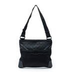 Shoulder Bag Messenger Bag Black Nylon Canvas