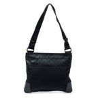 Shoulder Bag Messenger Bag Black Nylon Canvas