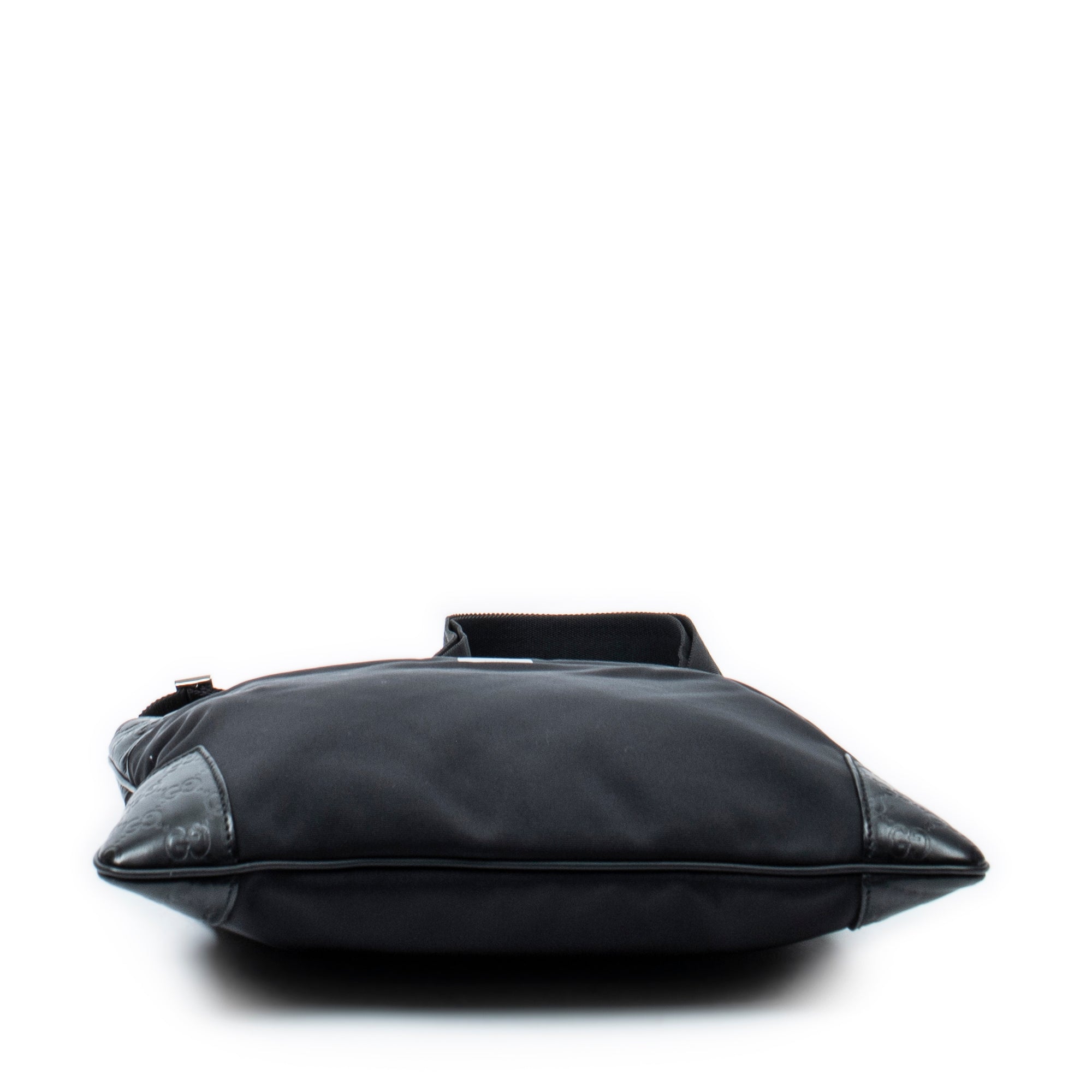 Shoulder Bag Messenger Bag Black Nylon Canvas