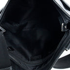 Shoulder Bag Messenger Bag Black Nylon Canvas