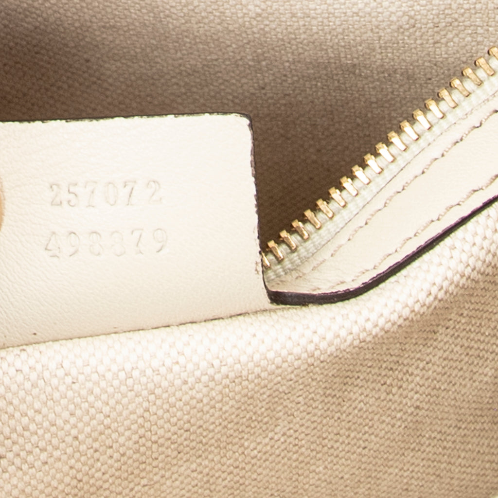 Shoulder Bag Lovely Heart Crossbody Ivory Guccissima Leather