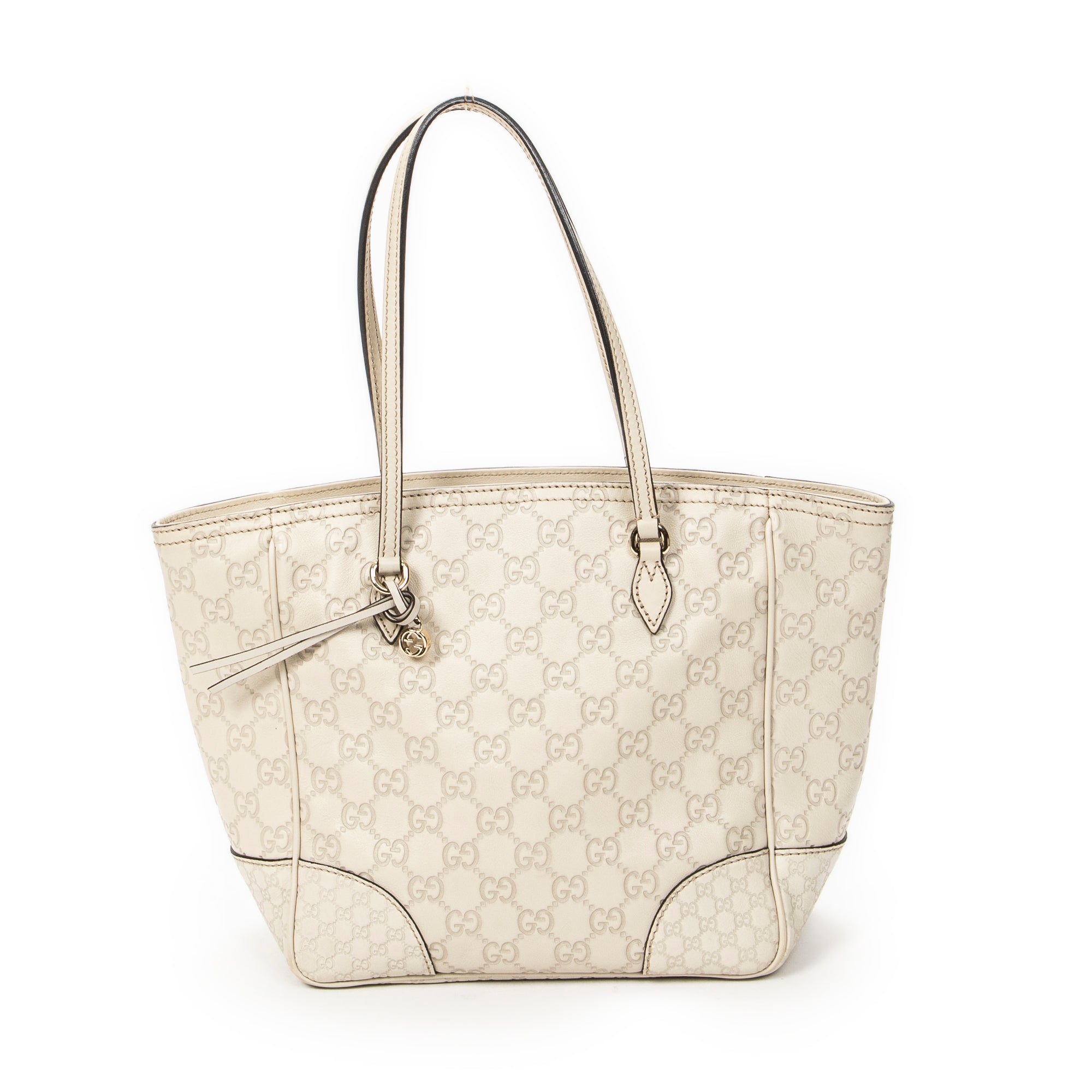 Shoulder Bag Medium Bree Tote Ivory Guccissima Leather