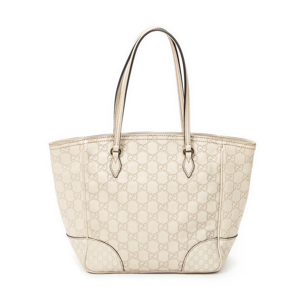 Shoulder Bag Medium Bree Tote Ivory Guccissima Leather