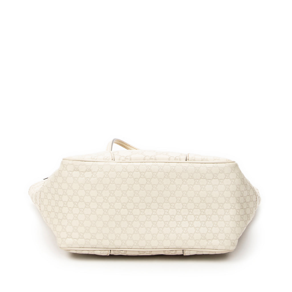 Shoulder Bag Medium Bree Tote Ivory Guccissima Leather