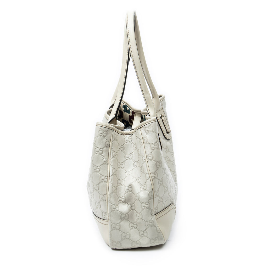 Shoulder Bag Medium Princy Tote Ivory Guccissima Leather