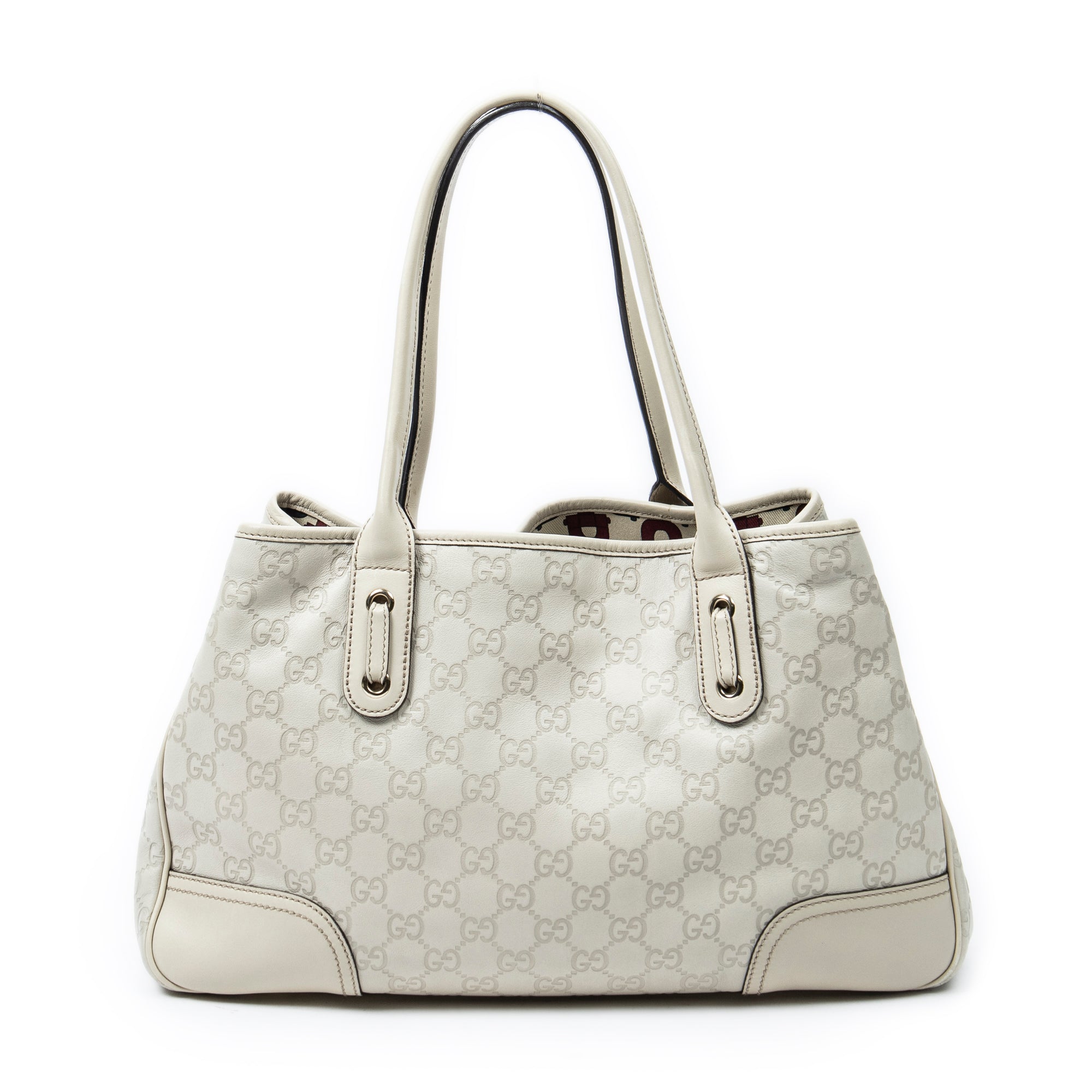 Shoulder Bag Medium Princy Tote Ivory Guccissima Leather