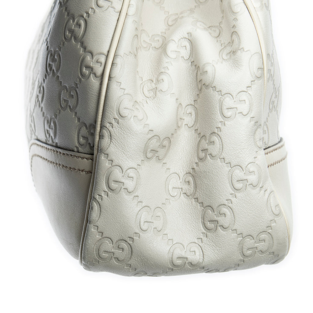 Shoulder Bag Medium Princy Tote Ivory Guccissima Leather