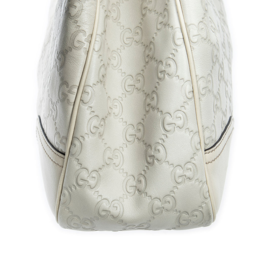 Shoulder Bag Medium Princy Tote Ivory Guccissima Leather