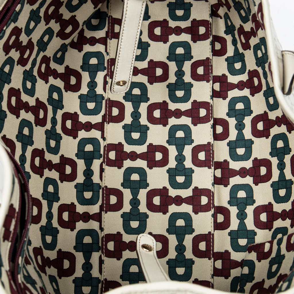 Shoulder Bag Medium Princy Tote Ivory Guccissima Leather