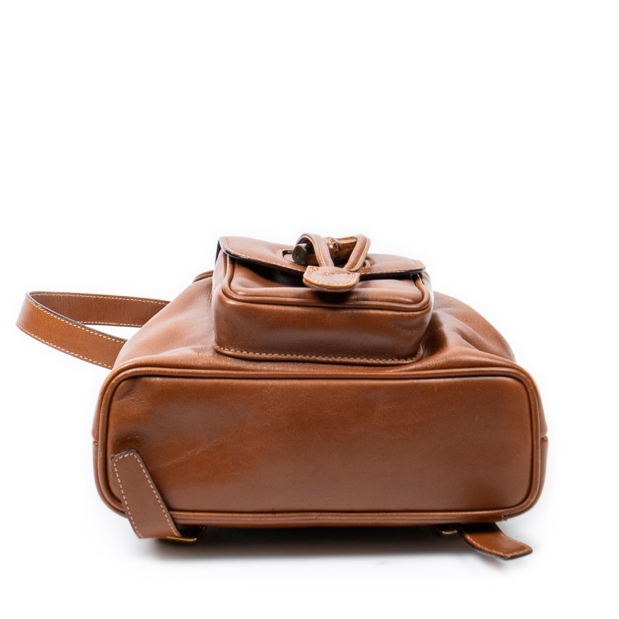 Gucci - Mini sac à dos Bambou - Fauve