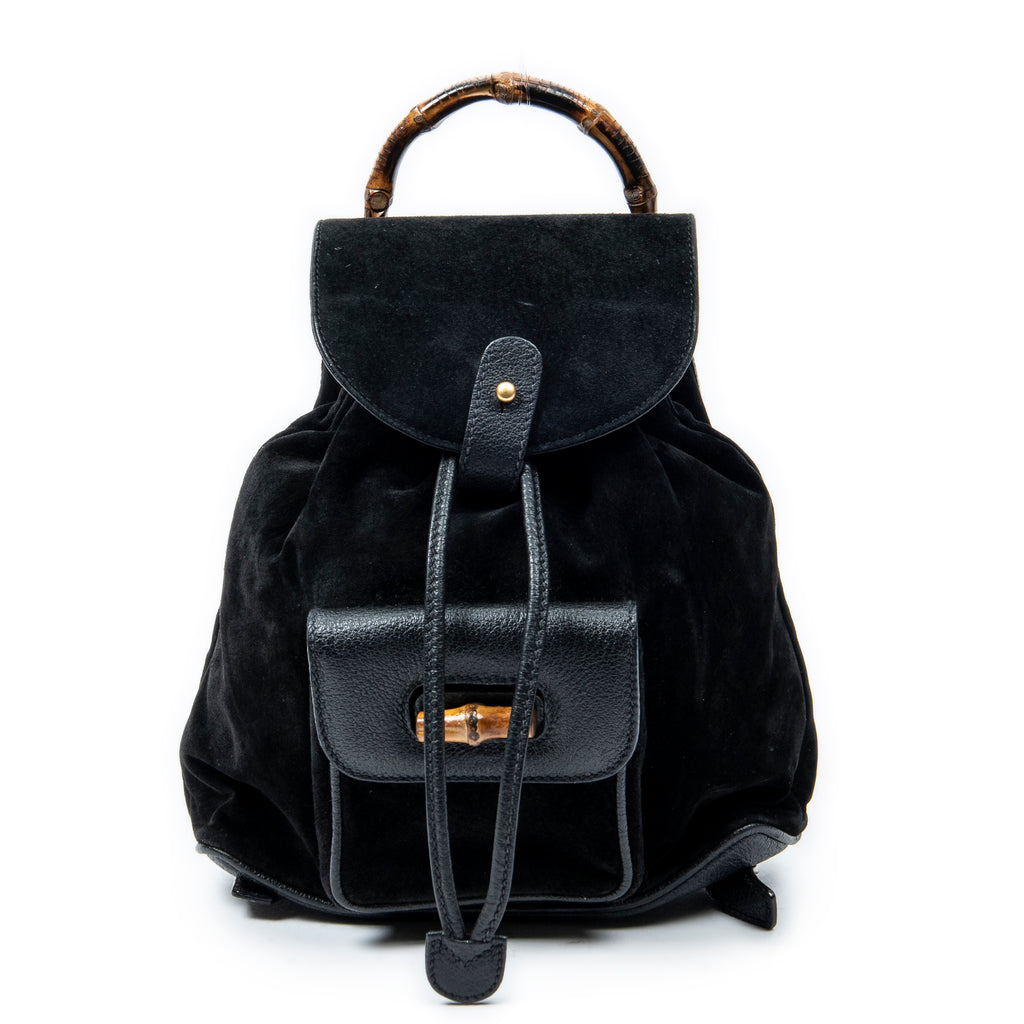 Gucci - Mini Sac à Dos Bambou - Noir